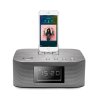 RSR DS406苹果音响iphonex/7/8ipad手机充电底座迷你组合音响低音炮无线蓝牙音箱（银色）