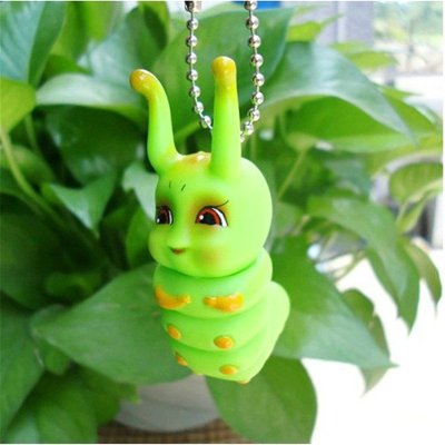 文博花千骨灵虫糖宝玩具精致小巧会发光糖宝钥匙扣 链车书包挂件zw305