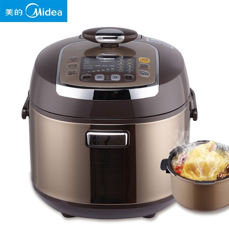 美的（Midea） 13PSS506A 智能调压韩式方煲 电压力锅5L