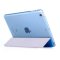 魅爱琳 iPad Air1保护套 蚕丝纹皮套 ipad5保护壳 新iPad2017苹果平板电脑外壳 支架 磨砂半透轻薄 【iPad-Air1/2017款通用】9.7★蓝色