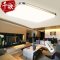 千歌led吸顶灯现代简约 长方形客厅灯卧室灯餐厅灯具阳台灯具 93*65正白64W(银色)
