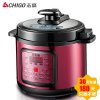 志高（CHIGO）电压力锅HY-50D(ZG-519D) 一锅双胆 多功能 24小时预约 智能 5L玫瑰红