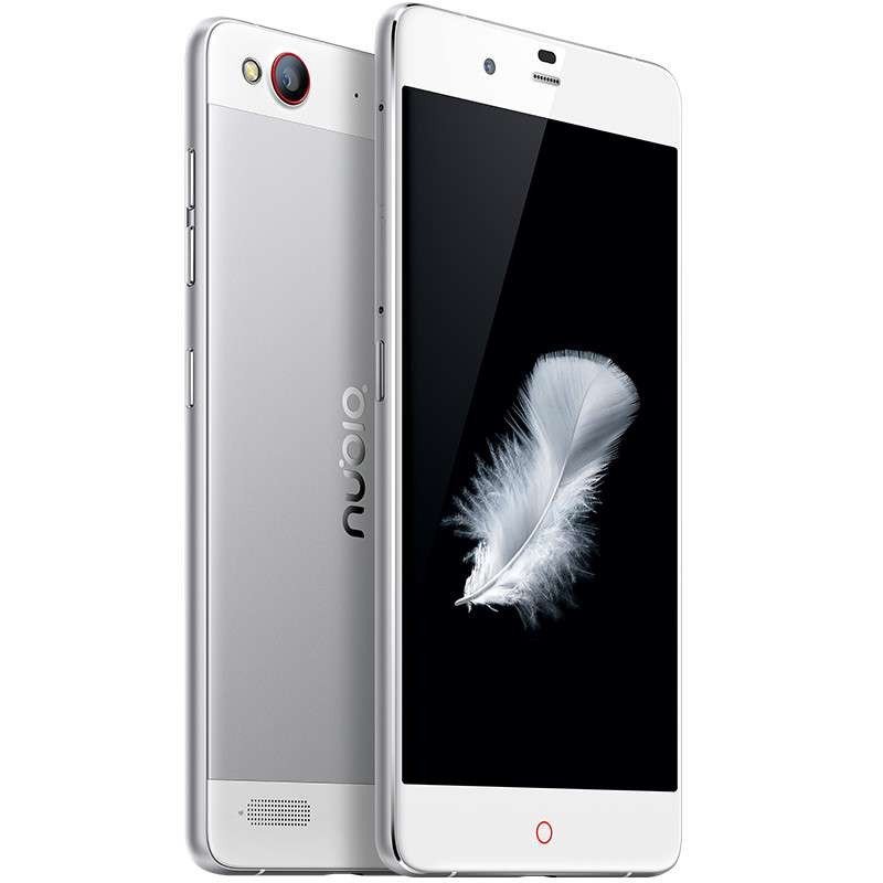 努比亚(nubia)my 布拉格经典版 前白后银 移动联通双4g 2g 16g 双卡双