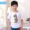 纳兰小猪童装2015男童韩版短袖T恤 110-160 110cm 蓝白条纹短袖