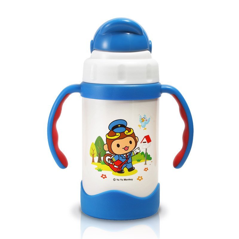 优优马骝(YoYoMonkey) 抽真空保温学饮杯 MS133 300ml 附送备用吸管