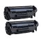 耐图 佳能CRG303硒鼓适用Canon LBP2900 LBP3000 L11121E打印机硒鼓/墨盒/墨粉盒 硒鼓2个