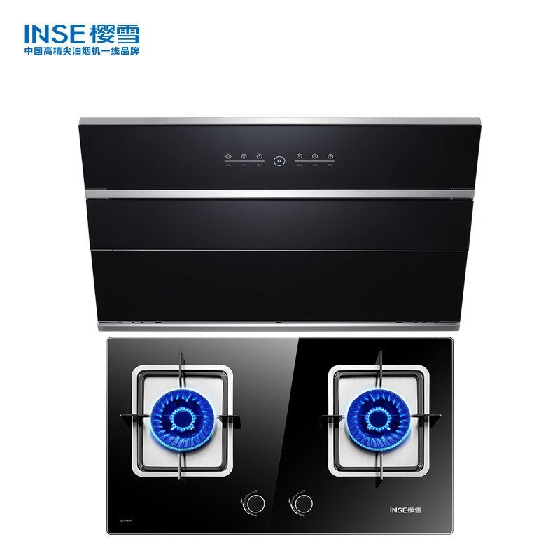 樱雪(INSE)双电机烟灶套餐H1512(B)W+Q1407(B)W（天然气）