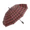天堂伞170e10骨格纳米强力拒水男士超大伞面半自动直杆伞商务伞晴雨伞商务格子伞 红黑格子
