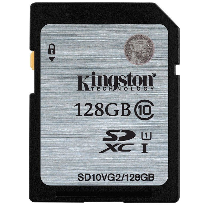 金士顿128G UHS-I Class10(读45M/S)SDXC存储卡/内存卡