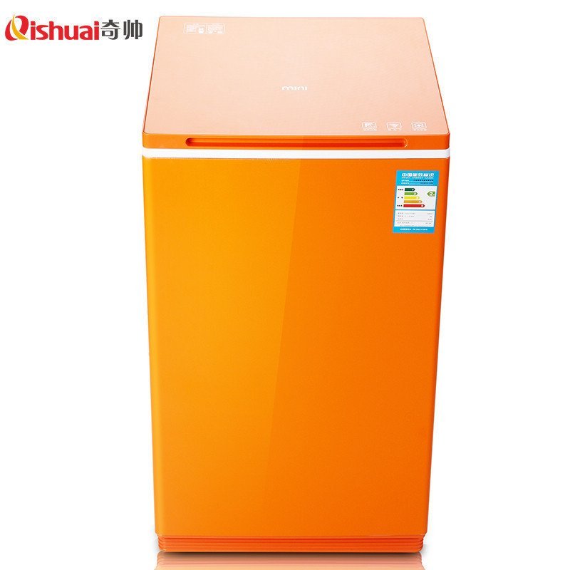 奇帅/Qishuai XQB50-288 5公斤全自动家用节能波轮洗衣机（炫橙）