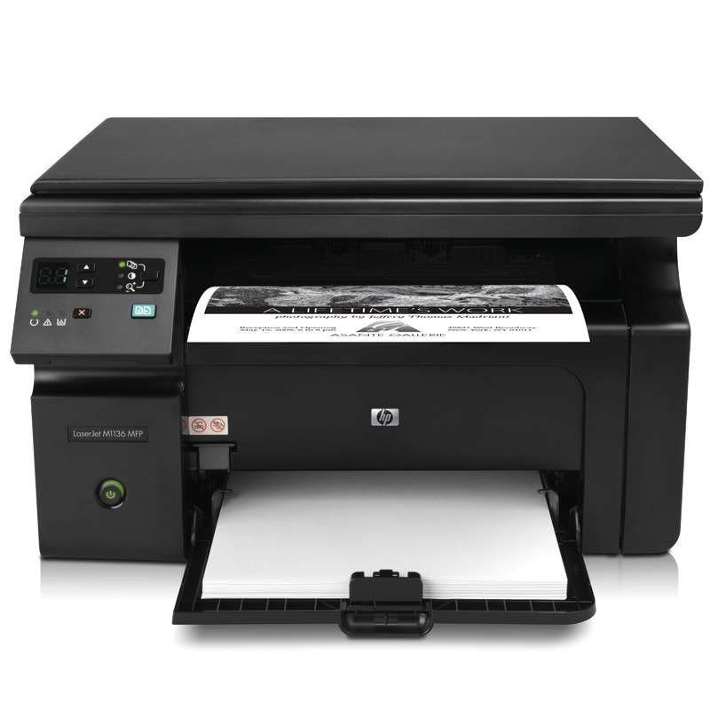 惠普（HP） LaserJet Pro M1136 黑白激光多功能一体机（打印 复印 扫描）