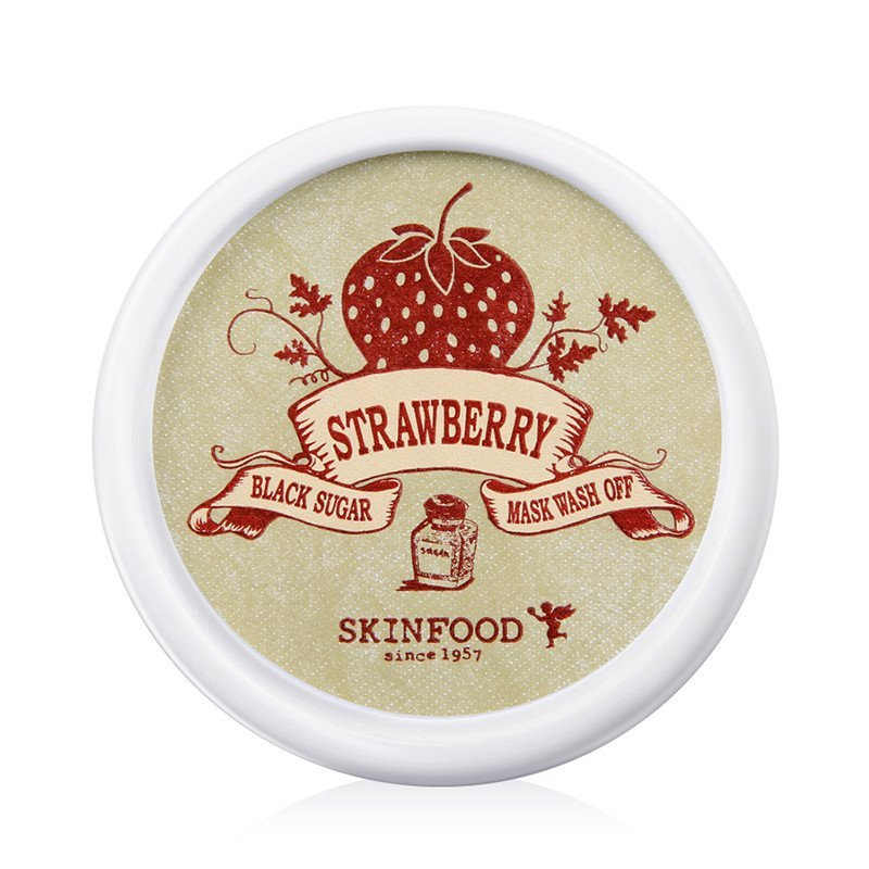 思亲肤(skinfood) 黑糖草莓焕彩面膜100ml