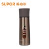 苏泊尔(SUPOR)纷享真空保温杯KC43AC4 杯盖可做水杯 办公商务学生出游便携镀铜不锈钢水杯 竹韵系列430ml