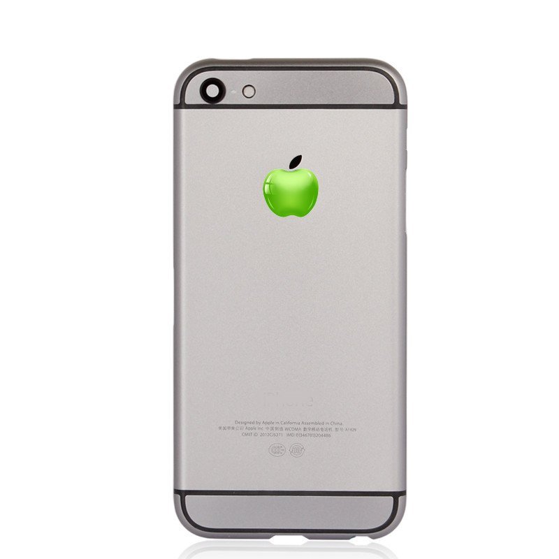 萌客 苹果6改7手机后盖 iphone6/6S plus改7手机后壳盖 换原装背壳后盖 6plus改6splus深空灰