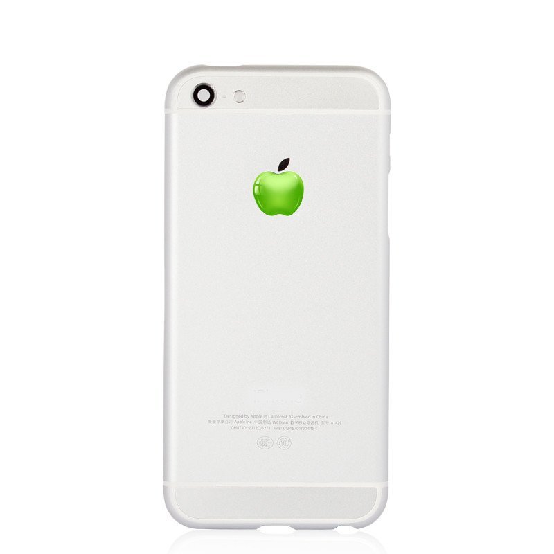 萌客 苹果6改7手机后盖 iphone6/6S plus改7手机后壳盖 换原装背壳后盖 5s改6银白色
