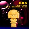 梦克拉Mkela 星座系列绒沙金铸金星座摆件 巨蟹座