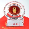 梦克拉Mkela 足金工艺水晶摆件 一桶金 摆件 工艺摆件 290g