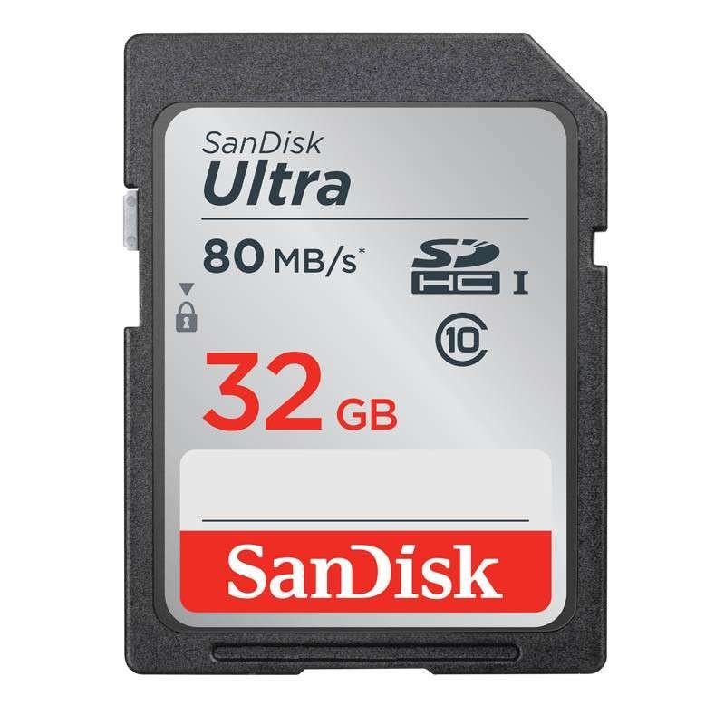 闪迪Ultra32G-NC UHS-I Class10(80M/S)SDHC存储卡/内存卡