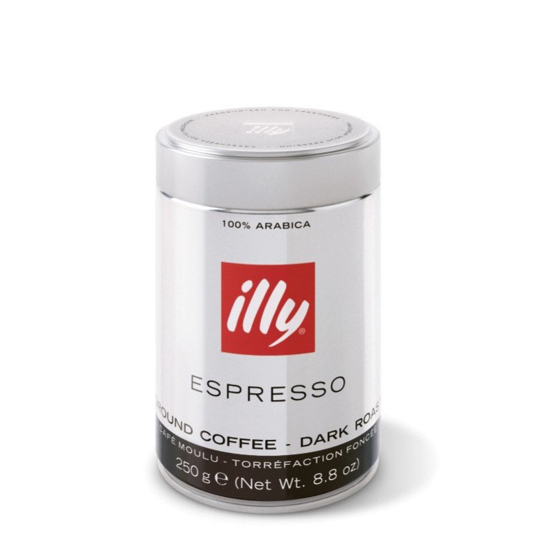 意大利进口 illy意利浓缩（深度烘焙）咖啡粉250g
