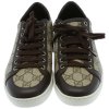 古驰 GUCCI 女士拼接系带圆头休闲鞋 323793 KHN80
