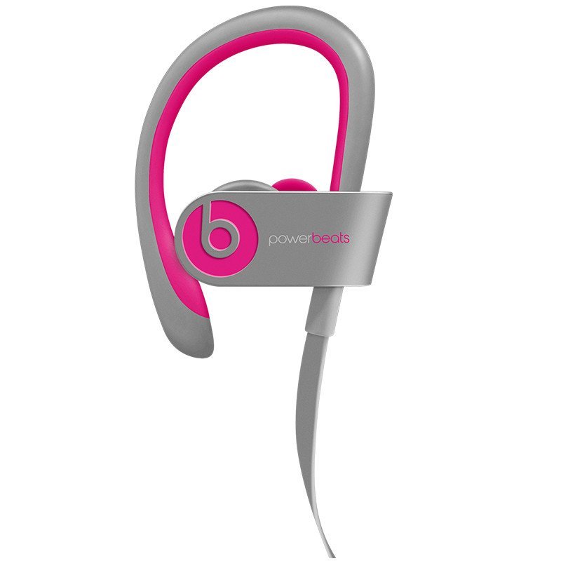 Beats PowerBeats 双动力行者二代无线 挂耳式运动耳机(灰粉色)