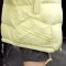 禾壹 真毛领连帽百搭修身气质中长款羽绒服女 2015冬装新款时尚韩版女装貉子毛羽绒衣 外套 XL 黄色