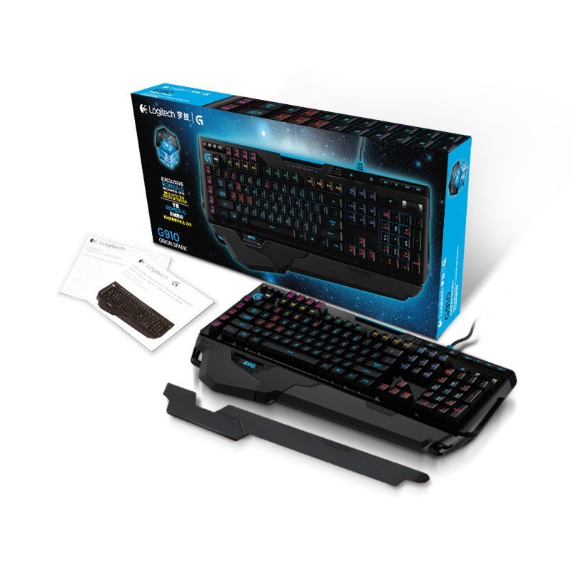 罗技(logitech)g910 rgb炫光机械游戏键盘高清实拍图