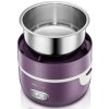 小熊(bear)DFH-S2116 紫色双层1.4L大容量 电热饭盒