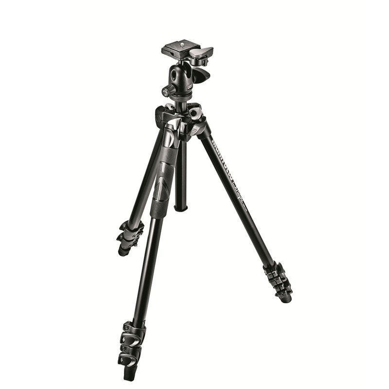 曼富图Manfrotto MK290LTA3-BH铝合金三节球型云台套装