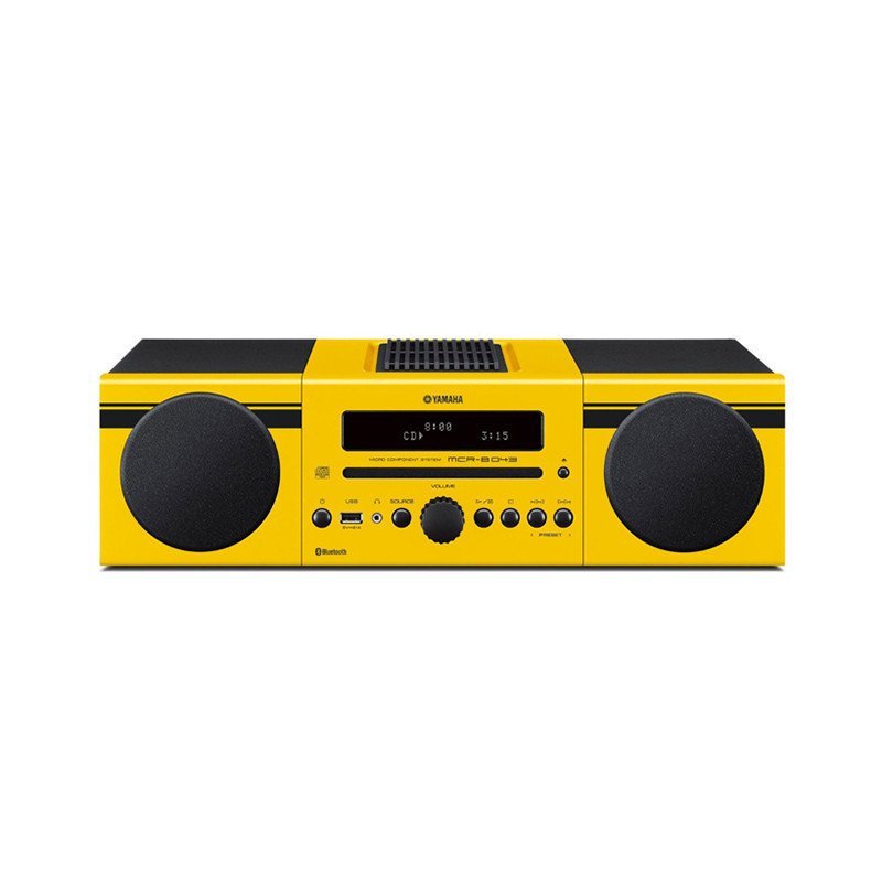 Yamaha/雅马哈MCR-B043 蓝牙CD无线桌面组合HiFi音响FM家用音箱 黄色