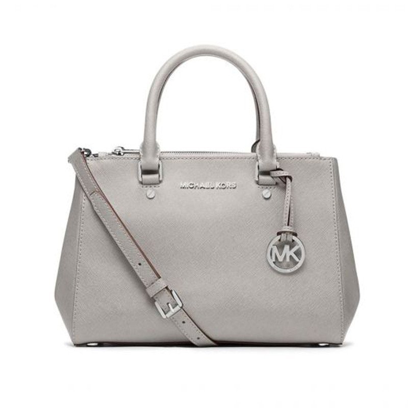 MICHAEL KORS迈克·科尔斯 牛皮女士小号手提单肩包30F4GSUS5L 大象灰