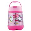 保温饭盒Hello Kitty凯蒂猫 乐享保温饭盒 不锈钢 透明粉500ML