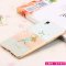 oppo R7S手机壳 r7s手机壳保护套 OPPO r7s金属边框 浮雕后盖 r7s浮雕壳彩绘壳 R7s保护套 金色边框-玉兰花开