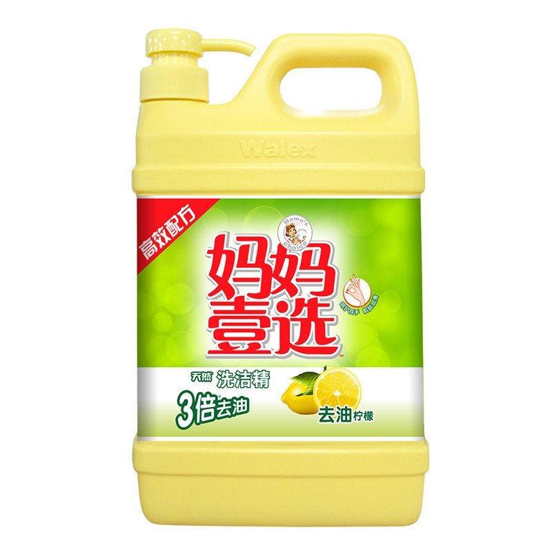 妈妈壹选洗洁精去油柠檬2kg