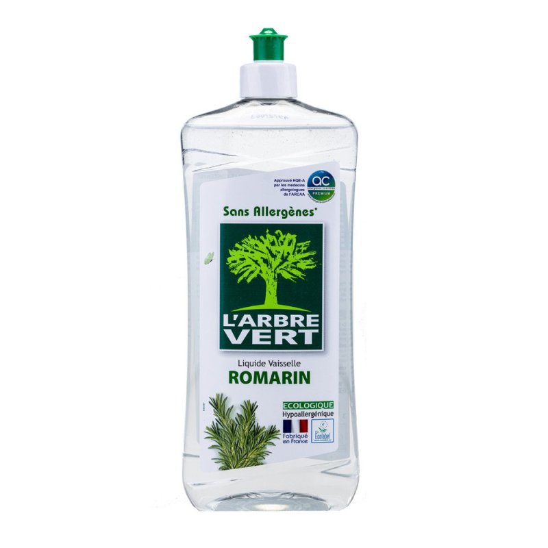 绿柏薇（L’Arbre Vert） 进口洗洁精 浓缩迷迭香型 750毫升