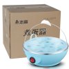 志高（CHIGO）煮蛋器ZDQ208 单层蒸蛋器不锈钢蒸碗蓝色