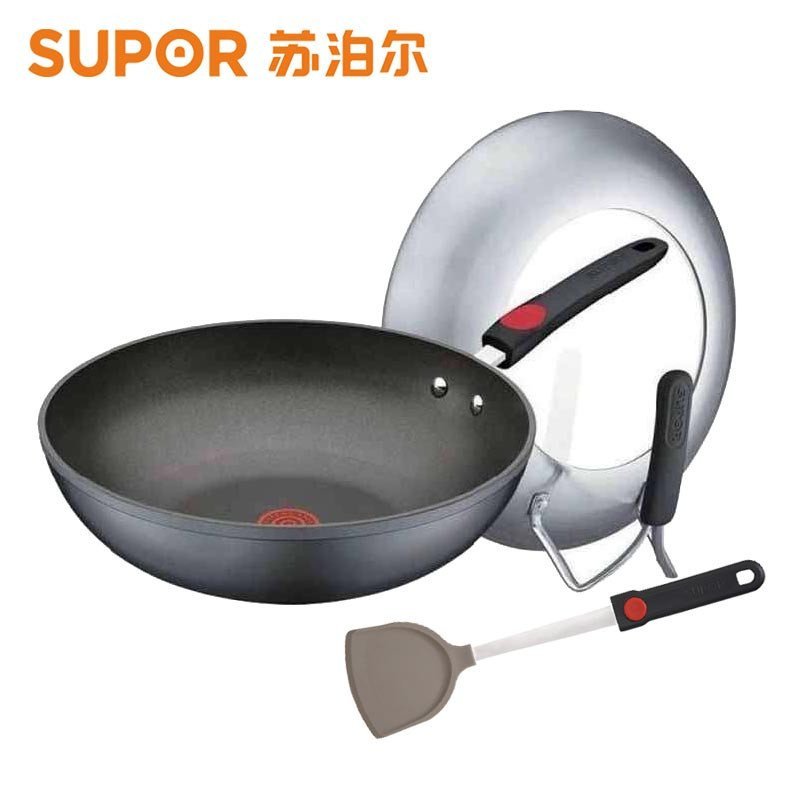 苏泊尔（SUPOR）火红点2代无油烟炒锅.可立盖PC30R4