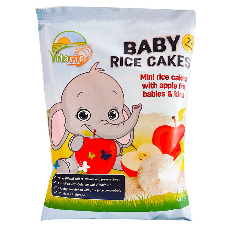味咔嗞苹果味米小圆（婴幼儿谷物辅助食品）