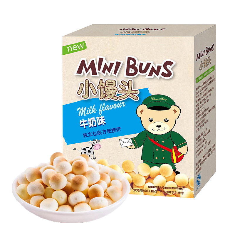 培康(TakeCare) 小馒头 64g/盒 牛奶味