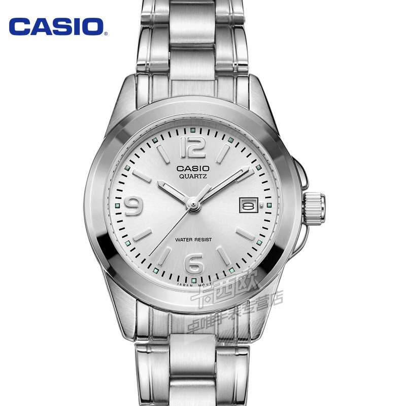 卡西欧(CASIO)手表 钢带腕表小表盘石英女表 LTP-1215A-7A