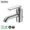 TOTO洁具卫浴 洗脸盆面盆坐式龙头单孔单柄冷热水龙头DL345A 全铜本体 进口陶瓷阀芯 金属色