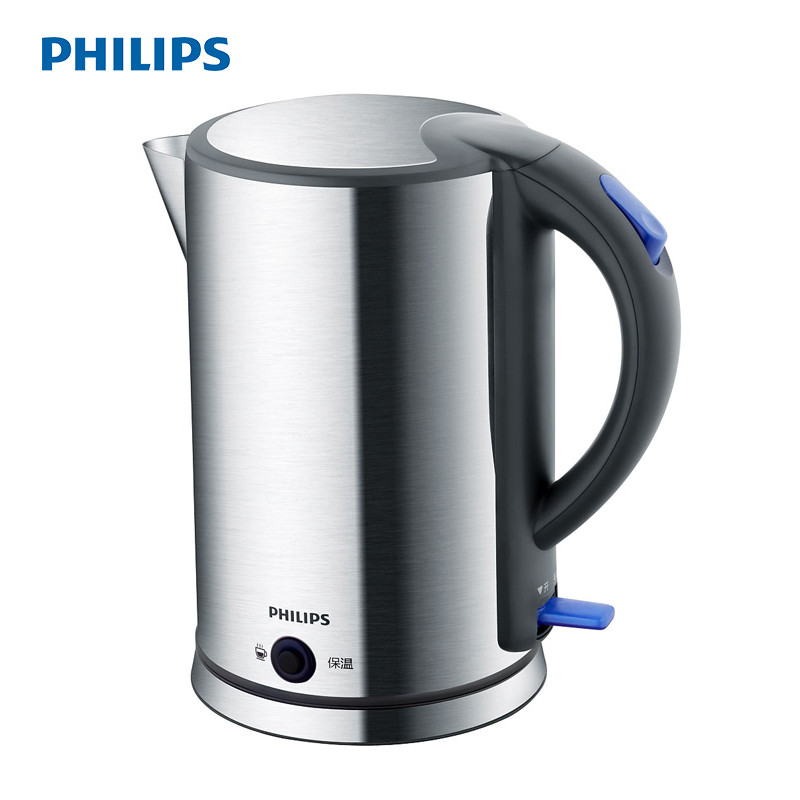 飞利浦(Philips) 食品级不锈钢PTC保温电热水壶HD9319 1.7L