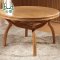 云图家具 实木餐桌橡木圆桌大圆形桌 实木椅组合 餐厅 饭桌 1.6M单张餐桌