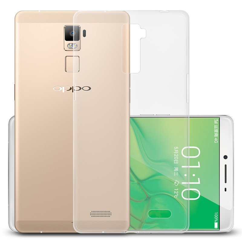 逸美达 oppo r7plus手机壳oppor7s手机套R7手机保护套后盖防摔 R7plus【轻薄软壳/隐形版/透明】【送钢化玻璃膜】