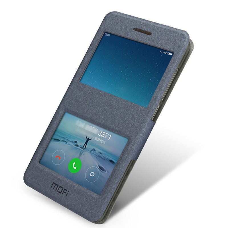 小米4c手机壳 皮套 小米4c手机套 m4c保护套 mi4c男女简约外壳 小米4c