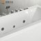 CRW英皇卫浴独立式浴缸保温浴缸亚克力带花洒冲浪按摩 ≈1.6M 五金水件配置
