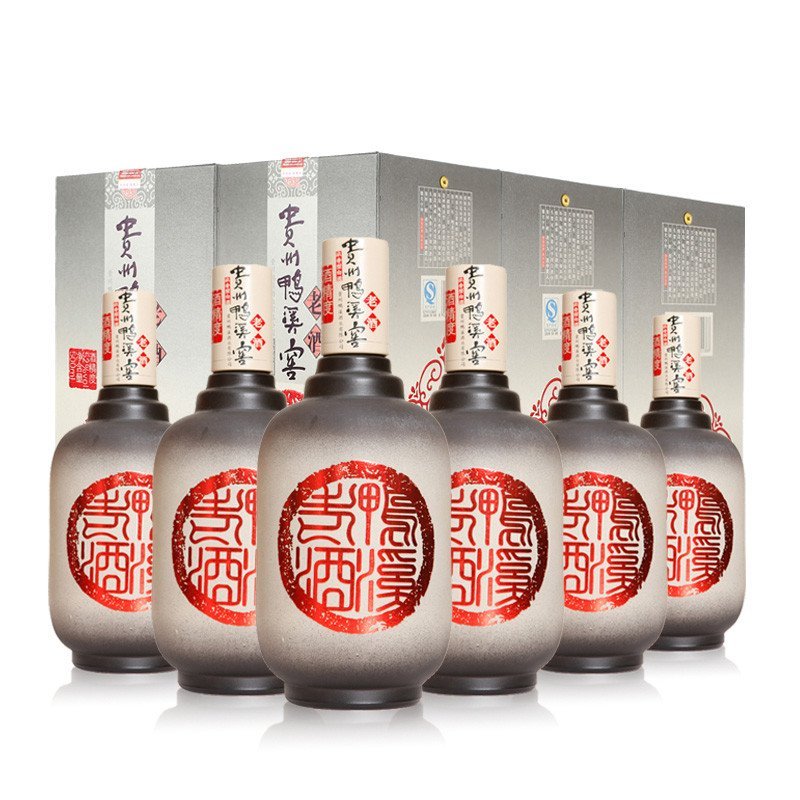 贵州鸭溪窖 52度 老酒 500ml*6瓶（整箱装）