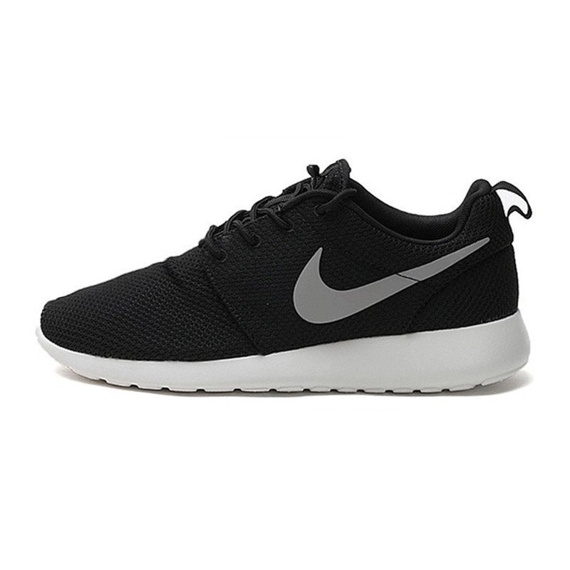 NIKE耐克男鞋roshe run跑步鞋潮流低帮休闲鞋运动鞋511881 黑/灰511881-004 42.5码
