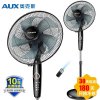 奥克斯(AUX)电风扇FS-40-A1623RC遥控落地扇家用静音定时摇头落地扇机械升降台地扇黑色