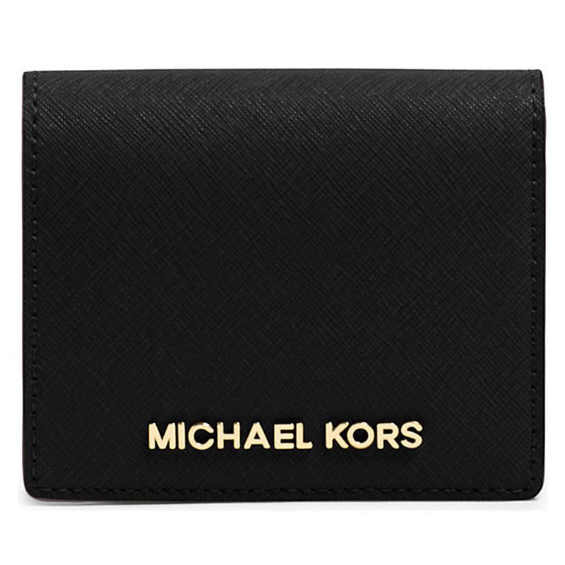 MICHAEL KORS 迈克·科尔斯 MK 女士皮质短款钱包钱夹 32T4GTVF2L 黑色